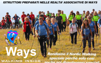 IN CRESCITA I CAMMINATORI DI NORDIC WALKING E SEMPRE PIU’ ISTRUTTORI PREPARATI NELLE REALTA’ ASSOCIATIVE DI WAYS