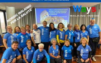 GRANDI SODDISFAZIONI AL LABORATORIO “NORDIC WALKING E PATOLOGIA ONCOLOGICA: ROMA 11-12 NOVEMBRE 2023