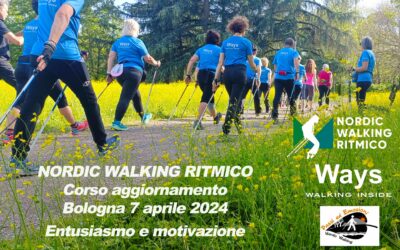 CORSO AGGIORNAMENTO NORDIC WALKING RITMICO A BOLOGNA TRA ENTUSIASMO E MOTIVAZIONE