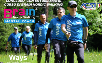 CONCLUSO CON TANTO ENTUSIASMO IL CORSO PER LA QUALIFICA DI MENTAL COACH DI BRAIN NORDIC WALKING