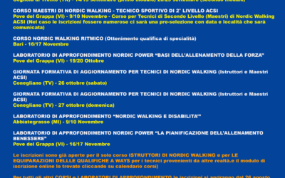 PROGRAMMA CORSI E LABORATORI DI APPROFONDIMENTO AUTUNNO 2024 WAYS