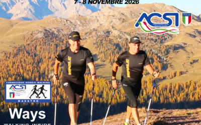 CORSO DI FORMAZIONE MAESTRI DI NORDIC WALKING ACSI POVE DEL GRAPPS (VI) 7-8 NOVEMBRE 2026